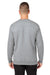 Columbia 1411601 Mens Hart Mountain Long Sleeve Crewneck Sweater Heather Charcoal Grey Back