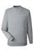 Columbia 1411601 Mens Hart Mountain Long Sleeve Crewneck Sweater Heather Charcoal Grey Flat Front