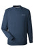 Columbia 1411601 Mens Hart Mountain Long Sleeve Crewneck Sweater Collegiate Navy Blue Flat Front