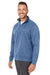 Columbia 1411621 Mens Hart Mountain Long Sleeve 1/4 Zip Sweater Heather Carbon 3Q