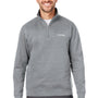 Columbia Mens Hart Mountain Long Sleeve 1/4 Zip Sweater - Heather Charcoal Grey