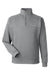 Columbia 1411621 Mens Hart Mountain Long Sleeve 1/4 Zip Sweater Heather Charcoal Grey Flat Front