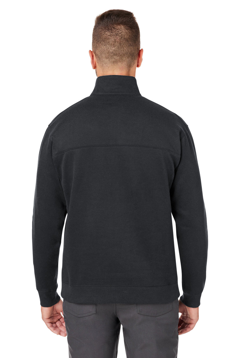 Columbia 1411621 Mens Hart Mountain Long Sleeve 1/4 Zip Sweater Black Back