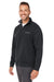 Columbia 1411621 Mens Hart Mountain Long Sleeve 1/4 Zip Sweater Black 3Q