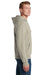 Jerzees 996M/996MT/996/996MR Mens NuBlend Fleece 1/4 Zip Sweatshirt Heather Oatmeal Side