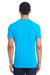 Threadfast Apparel 152A Mens Short Sleeve Crewneck T-Shirt Turquoise Blue Back