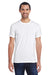 Threadfast Apparel 152A Mens Short Sleeve Crewneck T-Shirt White Front