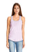 Next Level 1534 Womens Ideal Tank Top Lilac Purple/Grey Front