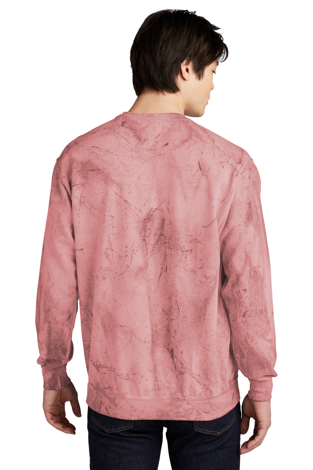 Comfort Colors 1545 Color Blast Crewneck Sweatshirt Clay Red Back