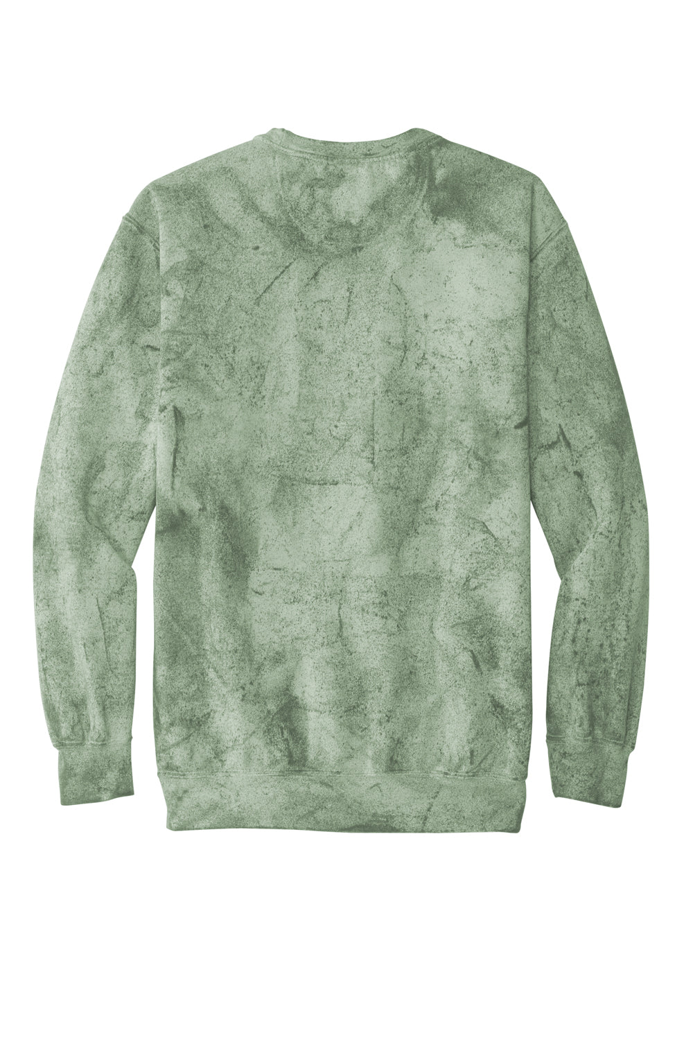 Comfort Colors 1545 Color Blast Crewneck Sweatshirt Fern Green Flat Back