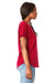 Next Level 1560 Womens Ideal Dolman Short Sleeve Crewneck T-Shirt Red Side