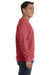 Comfort Colors 1566 Mens Crewneck Sweatshirt Crimson Red Side
