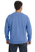 Comfort Colors 1566 Mens Crewneck Sweatshirt Flo Blue Back