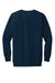 Comfort Colors 1566 Mens Crewneck Sweatshirt True Navy Blue Flat Back