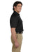 Dickies 1574 Mens Moisture Wicking Short Sleeve Button Down Shirt w/ Double Pockets Black Side