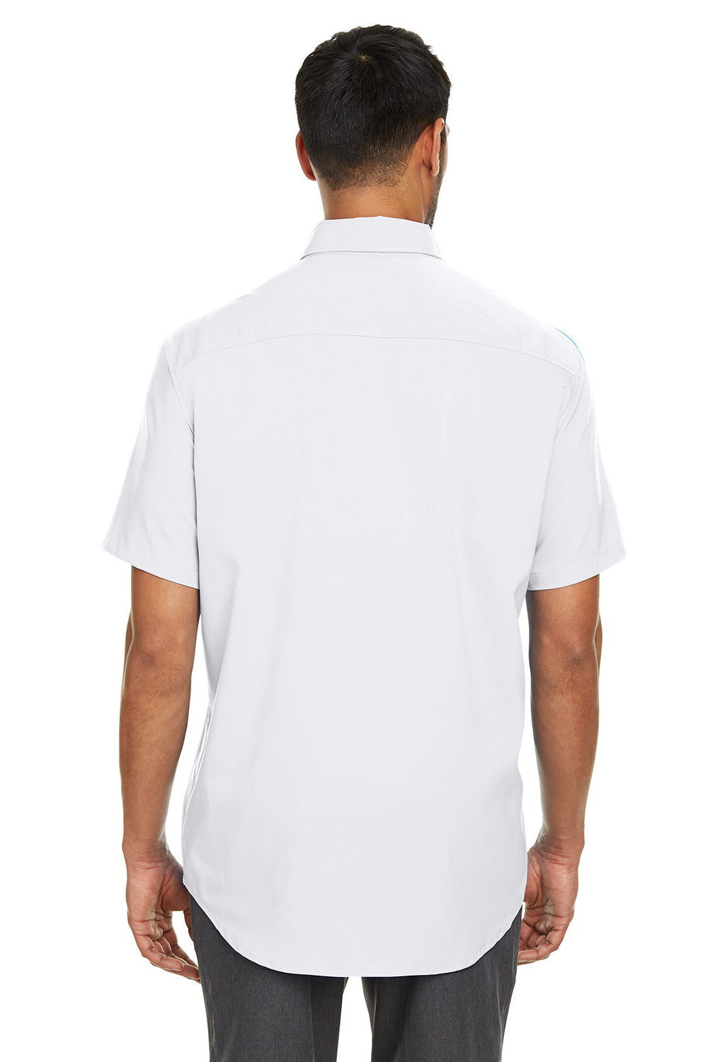 Columbia 1577761 Mens Utilizer II Short Sleeve Button Down Shirt White Back