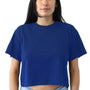 Next Level Womens Ideal Crop Short Sleeve Crewneck T-Shirt - Royal Blue - NEW