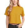 Next Level Womens Ideal Crop Short Sleeve Crewneck T-Shirt - Antique Gold