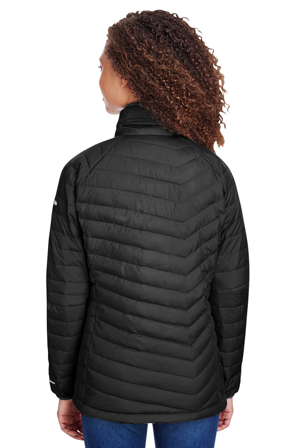 Columbia 1699061 Womens Powder Lite Full Zip Jacket Black Back