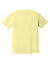 Comfort Colors 1717/C1717 Mens Short Sleeve Crewneck T-Shirt Banana Yellow Flat Back