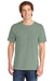 Comfort Colors Mens Short Sleeve Crewneck T-Shirt Bay Green Front