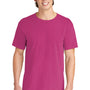 Comfort Colors Mens Short Sleeve Crewneck T-Shirt - Heliconia Pink - NEW