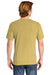 Comfort Colors 1717/C1717 Mens Short Sleeve Crewneck T-Shirt Mustard Yellow Back