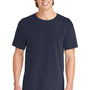 Comfort Colors Mens Short Sleeve Crewneck T-Shirt - Navy Blue - NEW