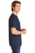 Comfort Colors Mens Short Sleeve Crewneck T-Shirt Navy Blue Side