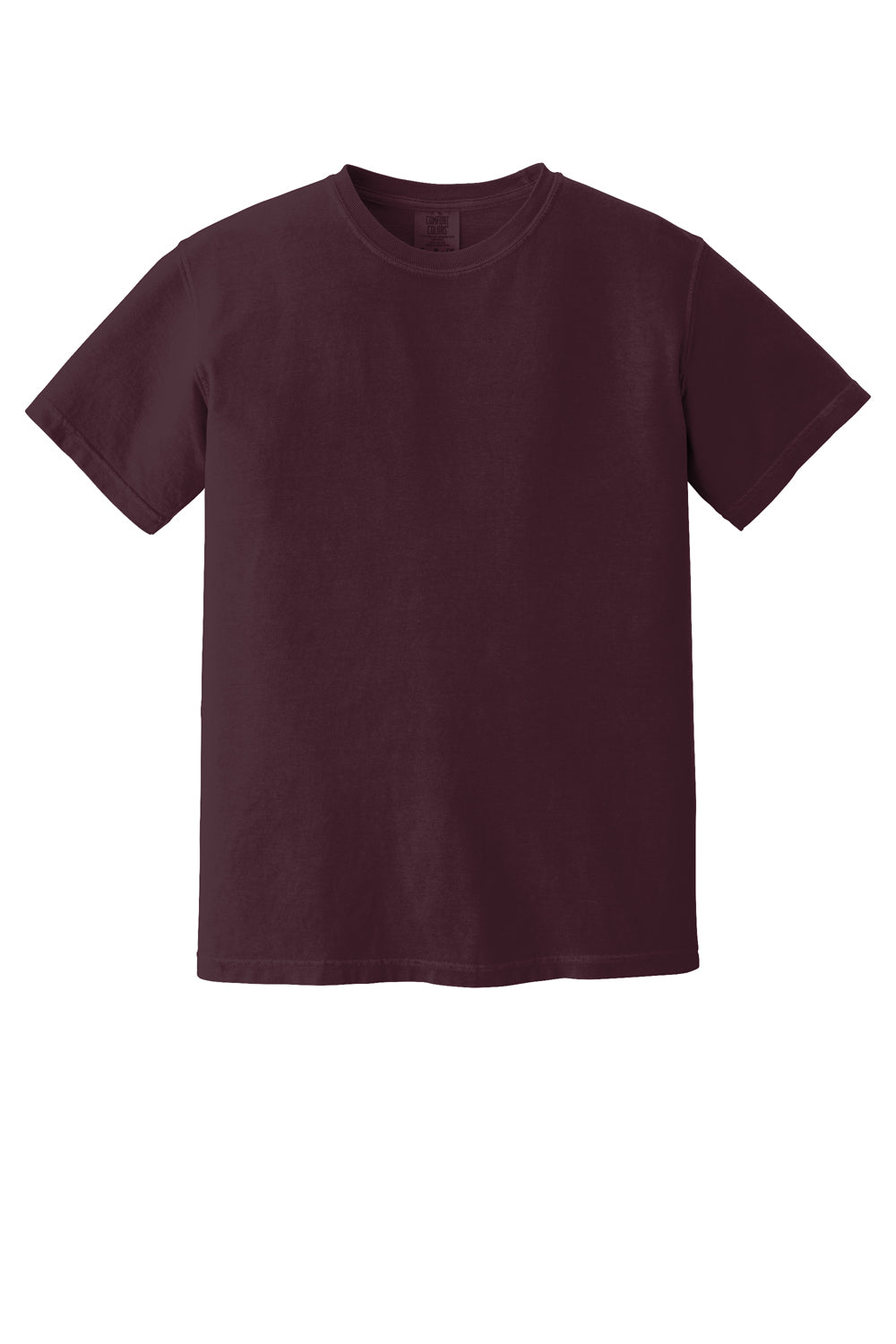 Comfort Colors Mens Short Sleeve Crewneck T-Shirt Vineyard Purple Flat Front