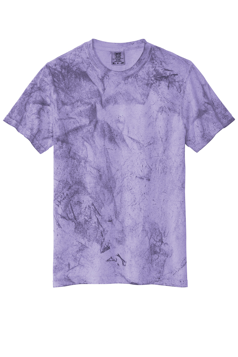Comfort Colors 1745 Color Blast Short Sleeve Crewneck T-Shirt Amethyst Purple Flat Front