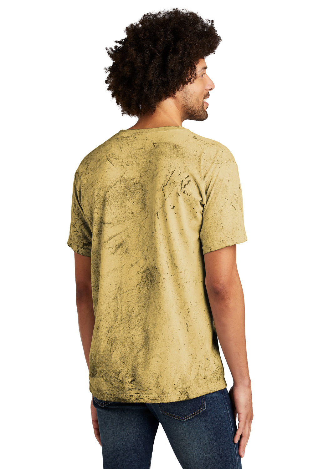 Comfort Colors 1745 Color Blast Short Sleeve Crewneck T-Shirt Citrine Yellow Back