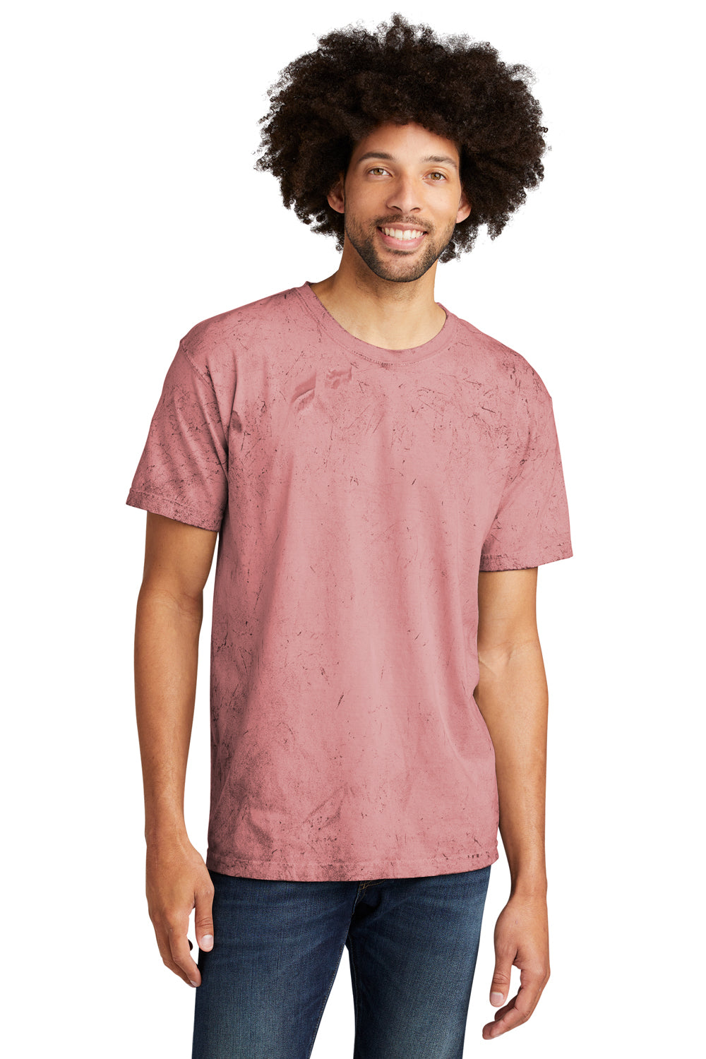 Comfort Colors 1745 Color Blast Short Sleeve Crewneck T-Shirt Clay Red Front
