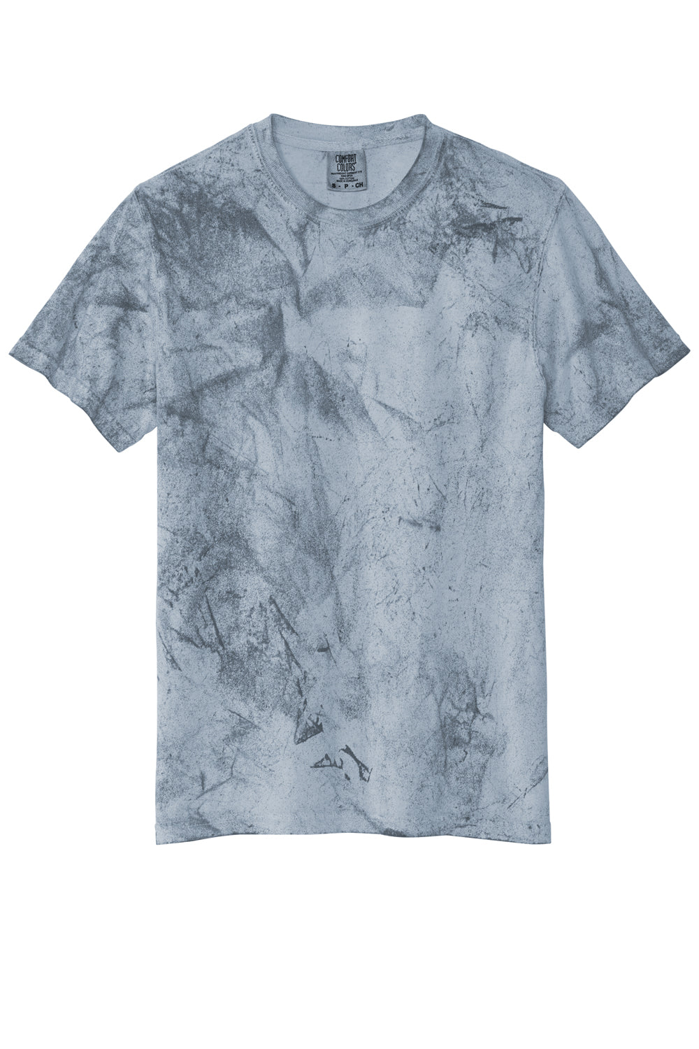 Comfort Colors 1745 Color Blast Short Sleeve Crewneck T-Shirt Ocean Blue Flat Front