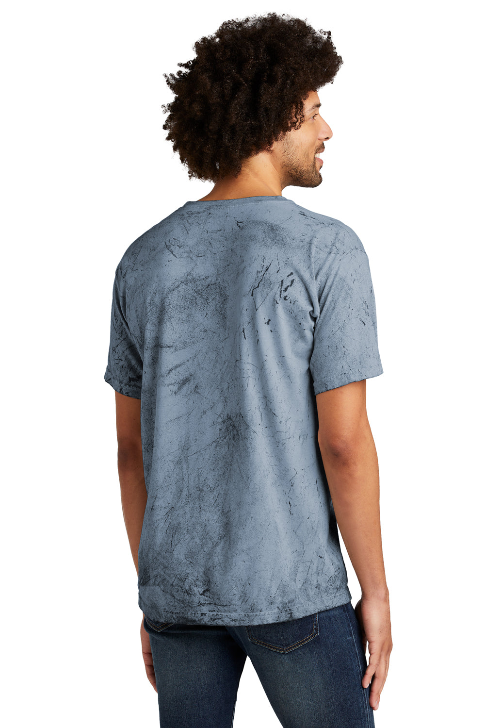 Comfort Colors 1745 Color Blast Short Sleeve Crewneck T-Shirt Ocean Blue Back