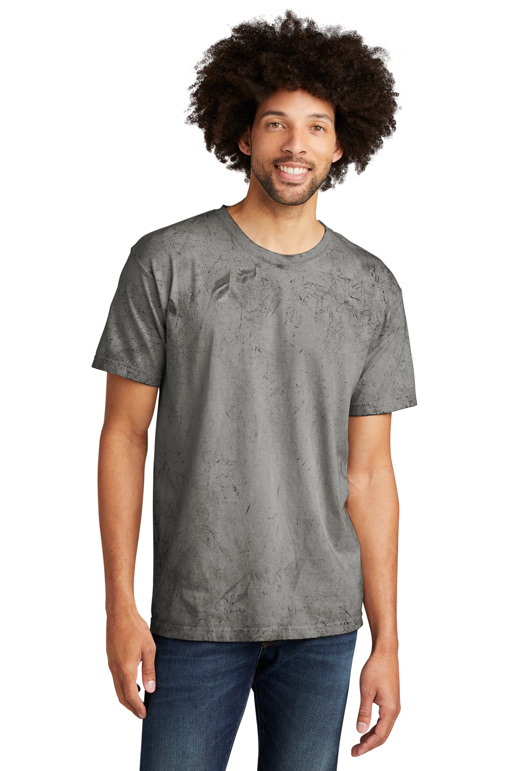 Comfort Colors 1745 Color Blast Short Sleeve Crewneck T-Shirt Smoke Grey Front