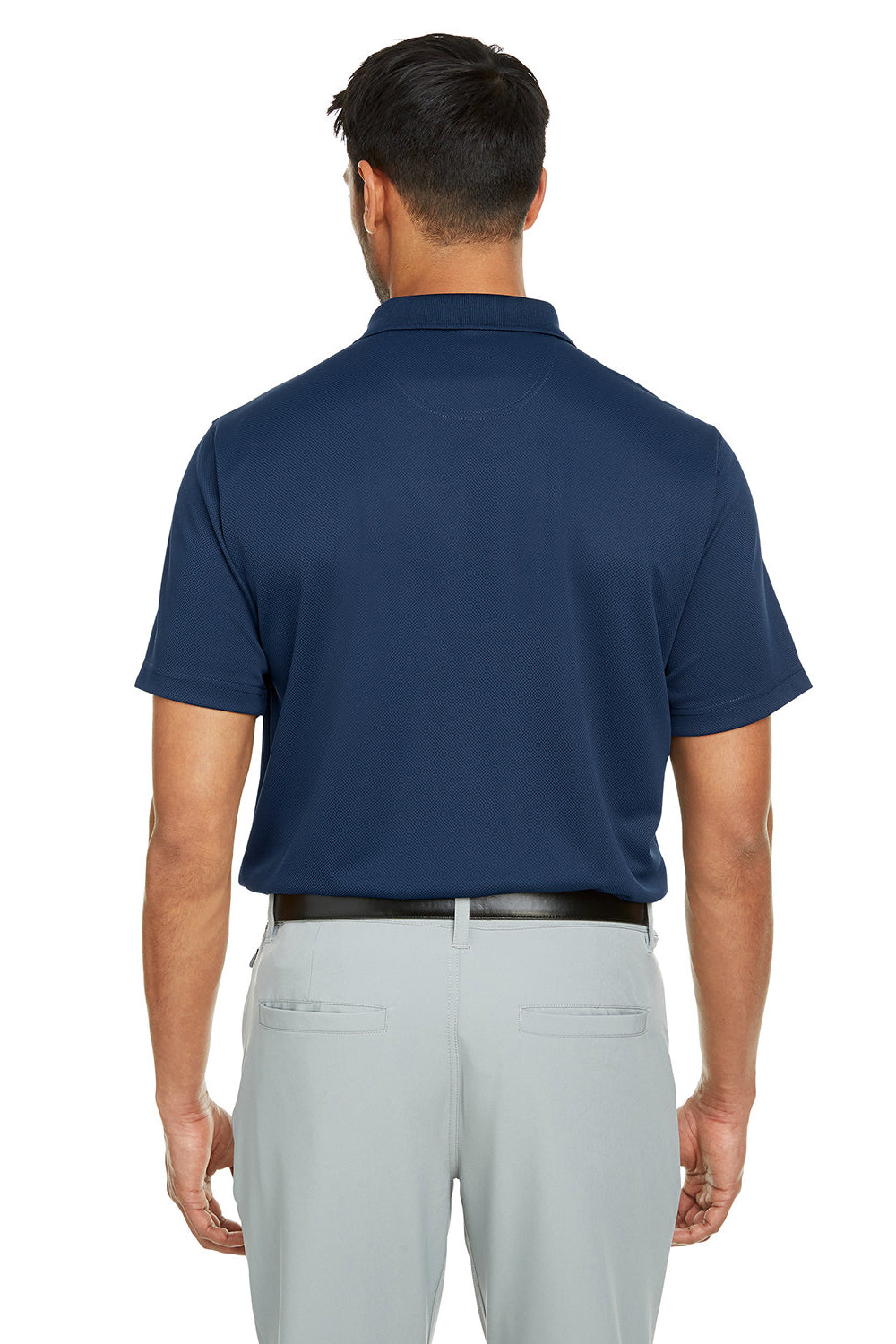 Columbia 1772051 Mens Utilizer Short Sleeve Polo Shirt Collegiate Navy Blue Back