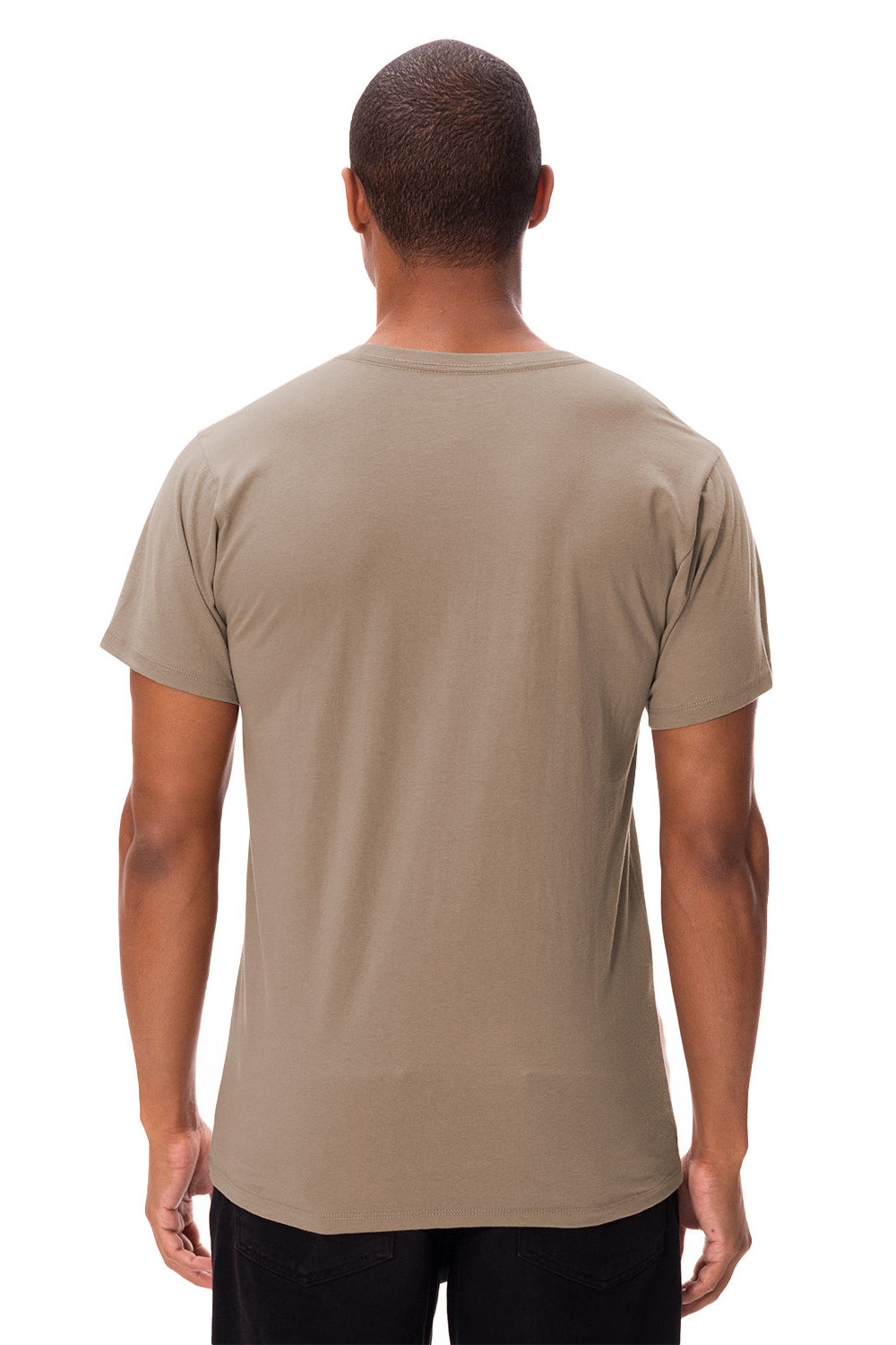 Threadfast Apparel 180A Mens Ultimate Short Sleeve Crewneck T-Shirt Nutmeg Back