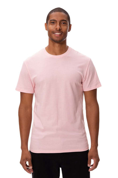 Threadfast Apparel 180A Mens Ultimate Short Sleeve Crewneck T-Shirt Powder Pink Front