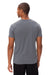 Threadfast Apparel 180A Mens Ultimate Short Sleeve Crewneck T-Shirt Smoke Grey Back