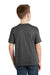 Hanes 5370 Youth EcoSmart Short Sleeve Crewneck T-Shirt Heather Charcoal Grey Back