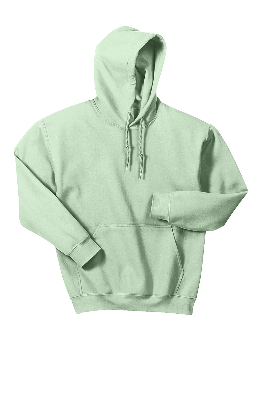 Gildan Mens Hooded Sweatshirt Hoodie Mint Green Flat Front