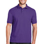 Hanes Mens EcoSmart Short Sleeve Polo Shirt - Purple