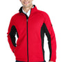 Spyder Mens Constant Full Zip Sweater Fleece Jacket - Red/Black
