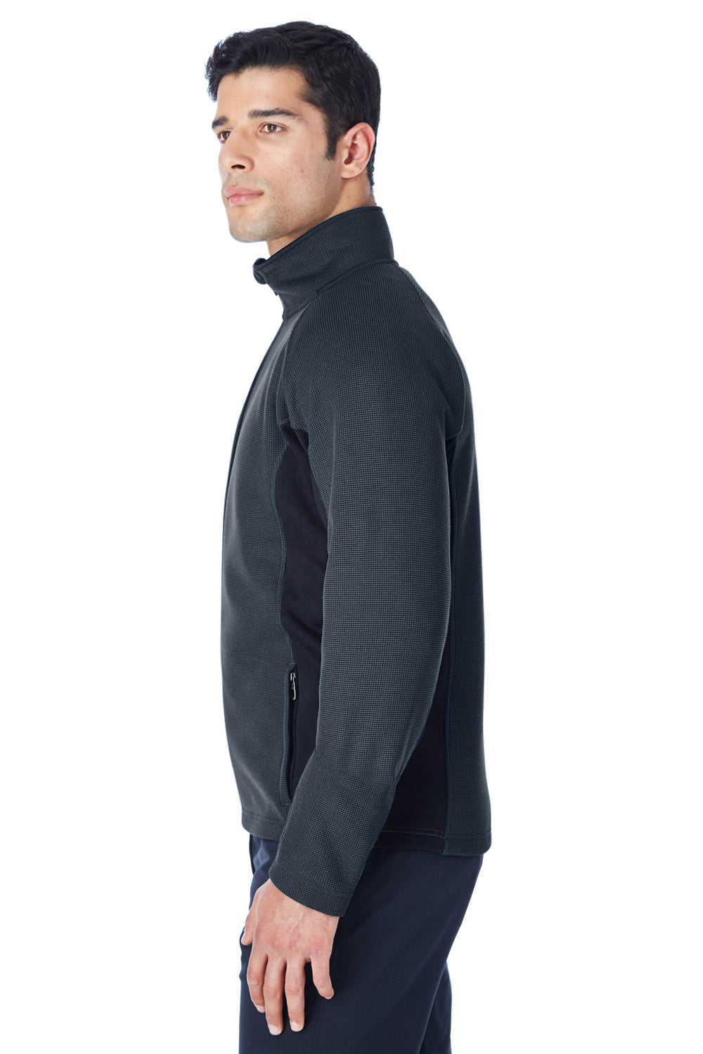 Spyder 187330 Mens Constant Full Zip Sweater Fleece Jacket Frontier Blue Side