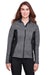 Spyder 187335 Constant Full Zip Sweater Fleece Jacket Heather Black Front