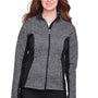 Spyder Womens Constant Full Zip Sweater Fleece Jacket - Heather Black/Black