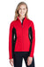 Spyder 187335 Womens Constant Full Zip Sweater Fleece Jacket Red Front