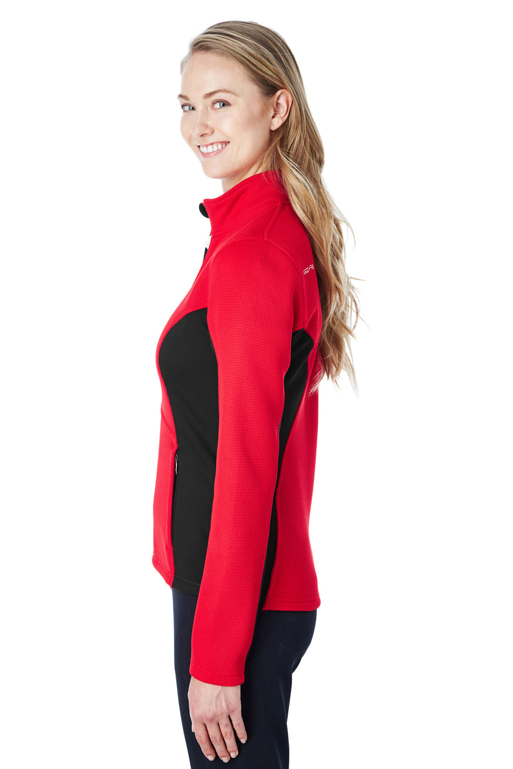 Spyder 187335 Womens Constant Full Zip Sweater Fleece Jacket Red Side