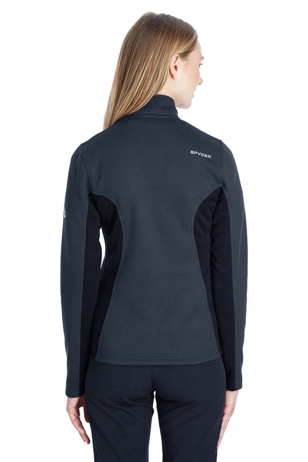 Spyder 187335 Womens Constant Full Zip Sweater Fleece Jacket Frontier Blue Back